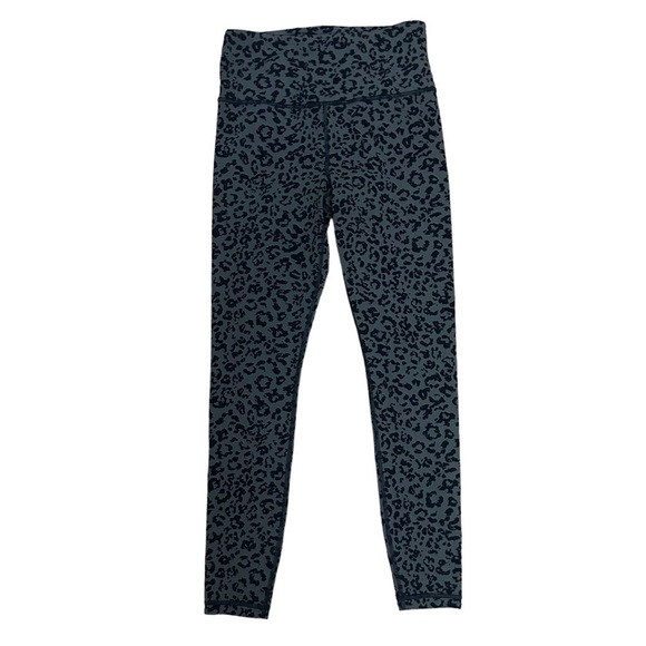 ATHLETA Leopard Elevation Ultra High Rise Leggings Powervita Spring Night Small - Picture 3 of 6
